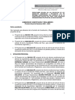 Pred. PL 599 - Reforma Art. 35 Constitución - Eliminación de Mov. Reg