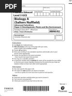 June 2017 QP - Paper 2 Edexcel (A) Biology AS-level