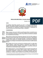 Resolucion Directoral 1093-2021 - Permiso Licencia de Agua - ANA