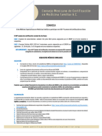 Abril 2023. Convocatoria Examen de Certificacion en MF para Medicos Especialistas en MF