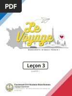 Le Voyage Week 3