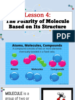 Lesson 4 - The Polarity of Molecule Based On Its Structure