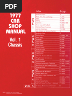 1977 Ford Car Shop Manual Volume 1 Chassis