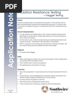 Insulation Resistance Testing