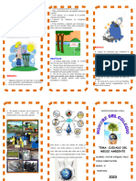 Triptico Cuidado Del Medio Ambiente