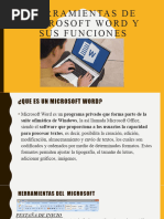 Herramientas de Microsoft Word y Sus Funciones