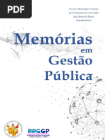 Ebook - Memórias em Gestão Pública III - 2020