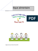 Politique Alimentaire