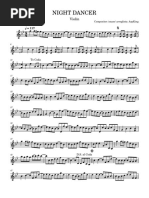 Night Dancer - Partitura Violin