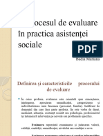 Procesul de Evaluare in Practica Asistentei Sociale Tema 3