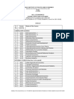 M.SC .Economics