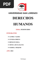 La Cara Del Feminicidio en Paraguay