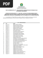 NOTA INFORMATIVA Nr7-INSCRICOES DEFERIDAS