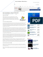How To Fix Windows 7 When It Fails To Boot
