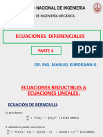 Ecuaciones Diferenciales: Universidad Nacional de Ingeniería