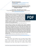 Analisis Dimensi Organisasi Pembelajaran Pengaruhnya Terhadap Kinerja Pegawai Perindustrian, Perdagangan Dan Koperasi Kabupaten Pohuwato