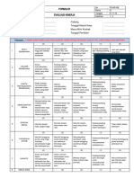  Formulir Evaluasi Kinerja 