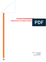 PYTHON PROGRAMMING-CourseFile 05 09 2022