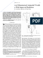 Research On A Novel Miniaturized Antipodal Vivaldi Antenna With Improved Radiation