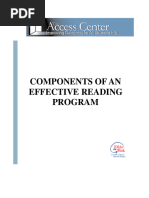 Components of An Effective Reading Program