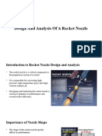 Design and Analysis of A Rocket Nozzle