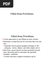 Week 4 Filled Area Primitives