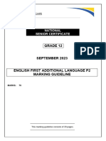 English Fal P2 GR12 Memo Sept 2023