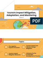 MODULE 7 Tourism Impact Mitigation Adaptation and Monitoring