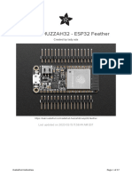 Adafruit Huzzah32 Esp32 Feather