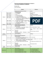 Rundown Konferensi Internasional Icohsst-2