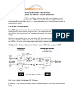 Efficiency Metrics For CHP Systems: Total System and Effective Electric Efficiencies