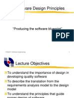 Software Design Principles: "Producing The Software Blueprint"