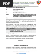 Requerimiento #0252-Solicito Contratacion Del Coordinador de Visitas - Junio