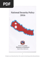 National Security Policy, 2016