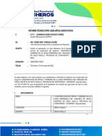 Informe de Aprobacion