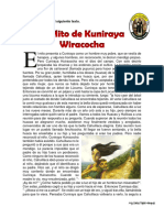 El Mito de Kuniraya de Wiracocha