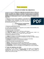 Présenter Le Prix Et Traiter Les Objections ELEVE