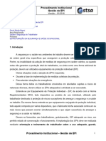 Procedimento Institucional - Gestao de Epi - 14 06 2016