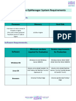 ManageEngine OpManager System Requirements