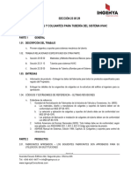 23 05 29 Soportes y Colgantes para Tubería Del Sistema HVAC