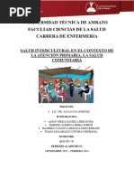 Salud Intercultural en El Contexto de La Atención Primaria, La Salud Comunitaria