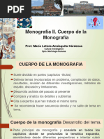 Cuerpo de La Monografía