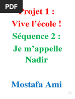 Projet 1 Séquence 2 3ème A.P Mostafa Ami