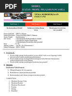 Modul p5 Tema Kebekerjaan Fase F