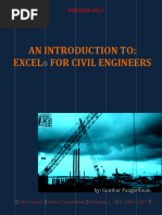 Excel For Civil Engineers Preview