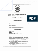 P3 Maths 2021 RedSwastika RV1 Papers