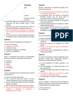 Atividades de Autoaprendizagem - Desenho de Perspectiva