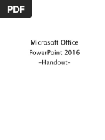 Handout PowerPoint