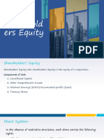 Shareholders Equity