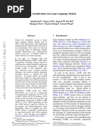 Text Classification Via Large Language Models